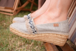 Schwarz Espadrilles 2107 LIVIA