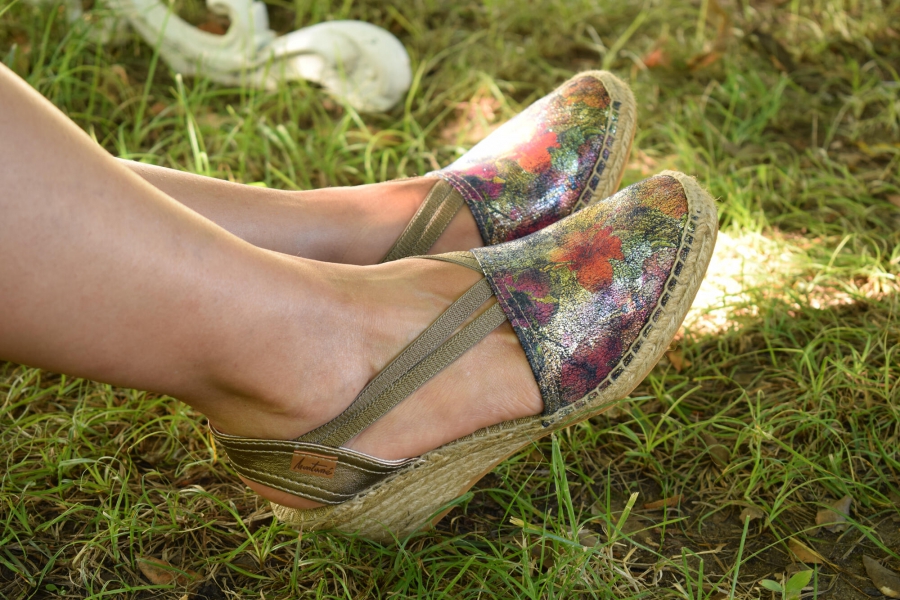 Dunkelblaue Espadrilles 604G BOSCO