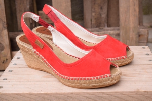 Espadrillas 32A CAMOSCIO Rosse